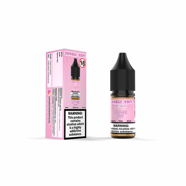 Savage Vape Lychee Ice Nic Salt Электронная жидкость 20 мг 2 мл TPD