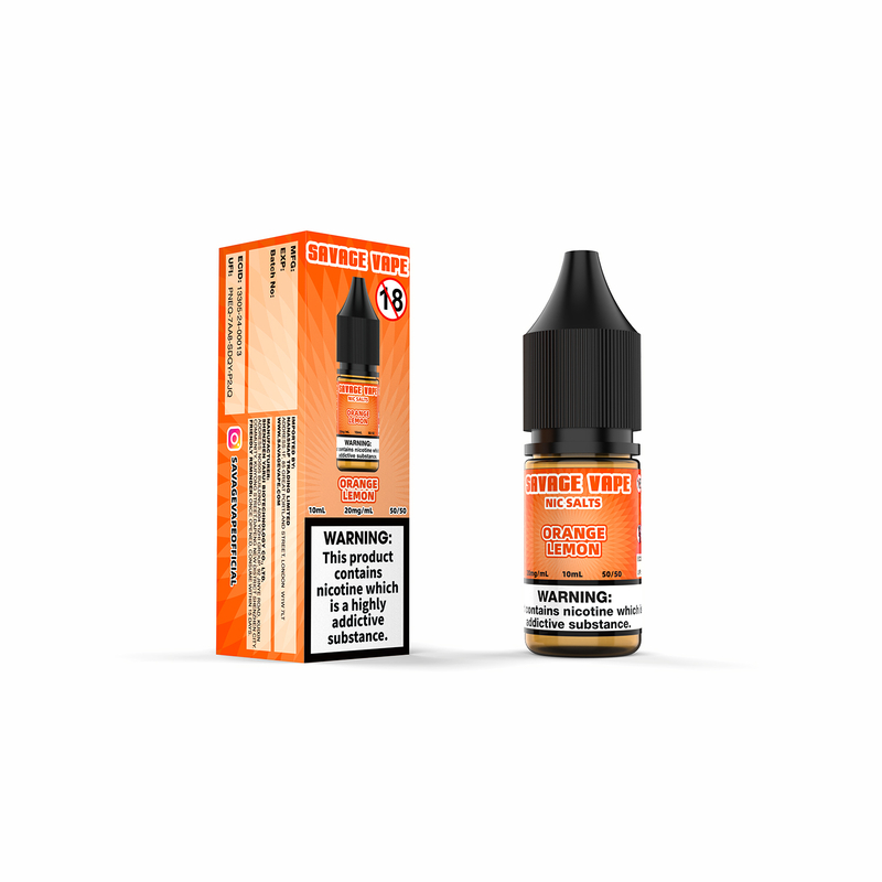 Savage Vape Orange Lemon Nic Salt Электронная жидкость 20 мг 2 мл TPD