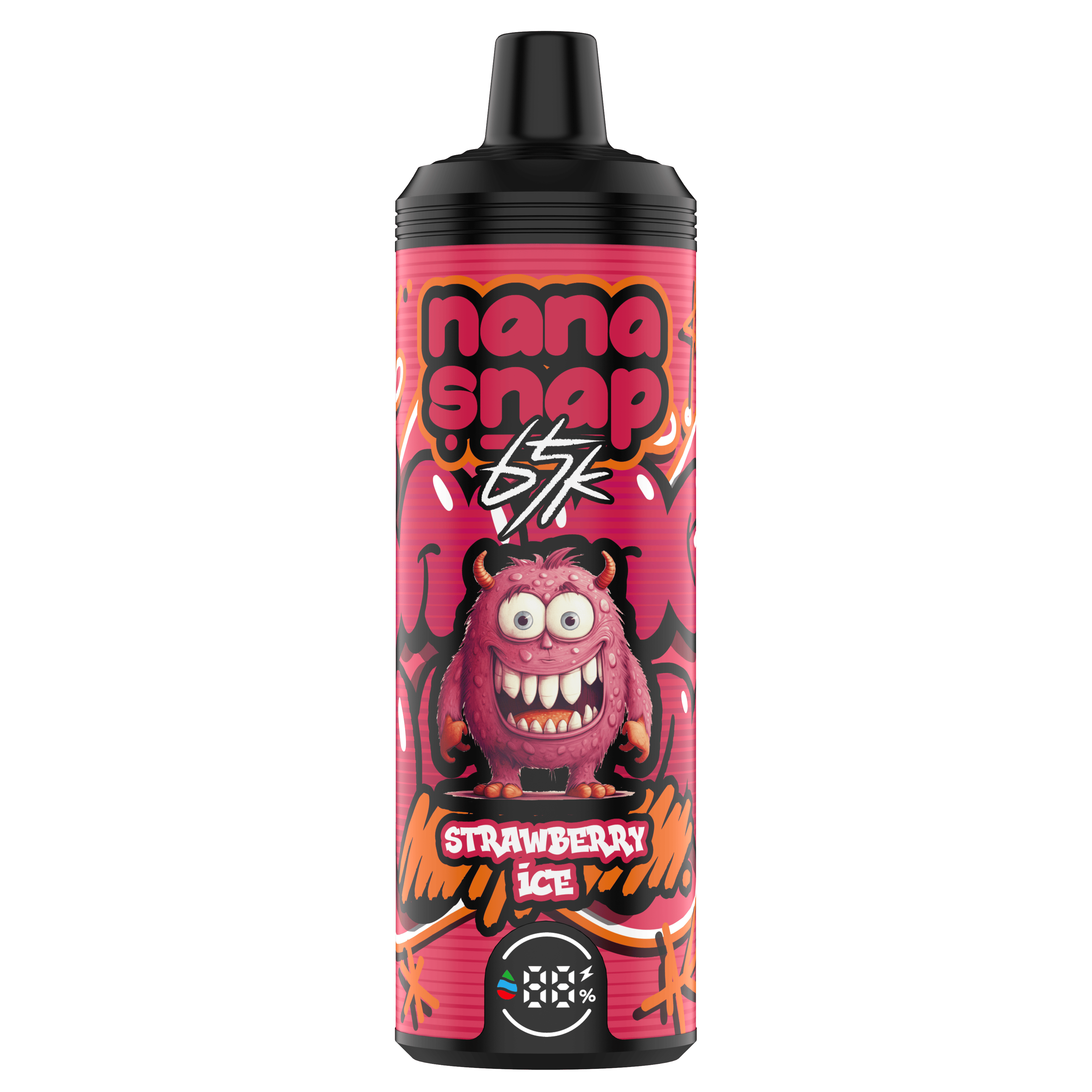 Высококачественный Nanasnap Shisha 65000 Puff 60000 50000 E Сигаретный карманный кальян DTL Vaper 40ml E-Liquid Dual Sote Coil Eu Склад Одноразовый Vape 65K 60K 50K-страшного льда