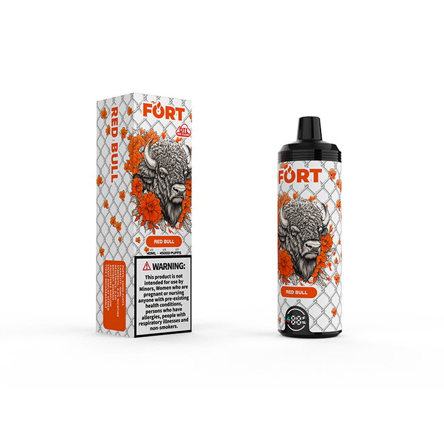 SAVAGE FORT SHISHA 45000 PUFFS 50000 Одноразовая электронная сигарета Vape DTL с регулируемым потоком воздуха - Red Bull