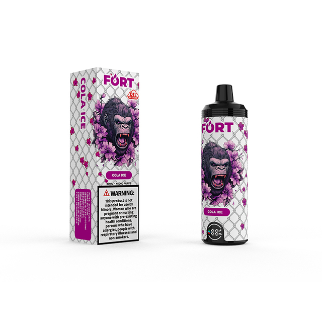 SAVAGE FORT SHISHA 45000 PUFF 45k Одноразовая сигарета Vape DTL E с регулируемым потоком воздуха - Cola Ice