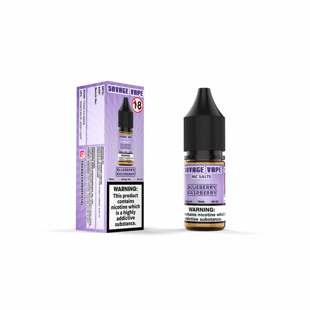 Savage Vape Bluberry Raspberry Nic Salt Электронная жидкость 20 мг 2 мл TPD