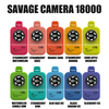 Склад ЕС Savage Camera 18000 затяжек 18k Одноразовая электронная сигарета Vape 2% 3% 5% никелевая соль - клубника-банан