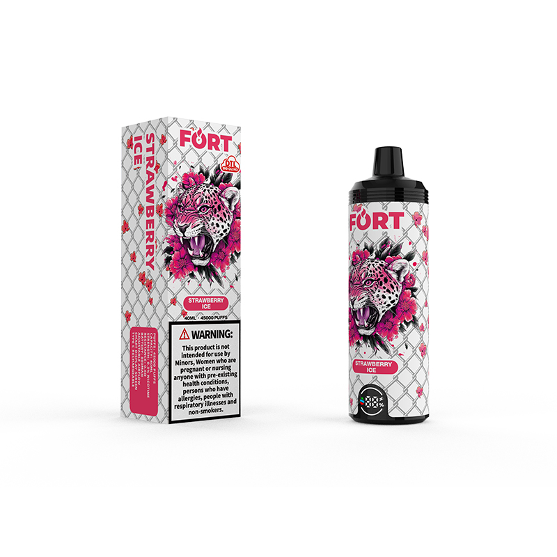 SAVAGE FORT SHISHA 45000 PUFF 45k Одноразовая вейп-сигарета DTL E Al Fakher с регулируемым потоком воздуха - смешанные ягоды