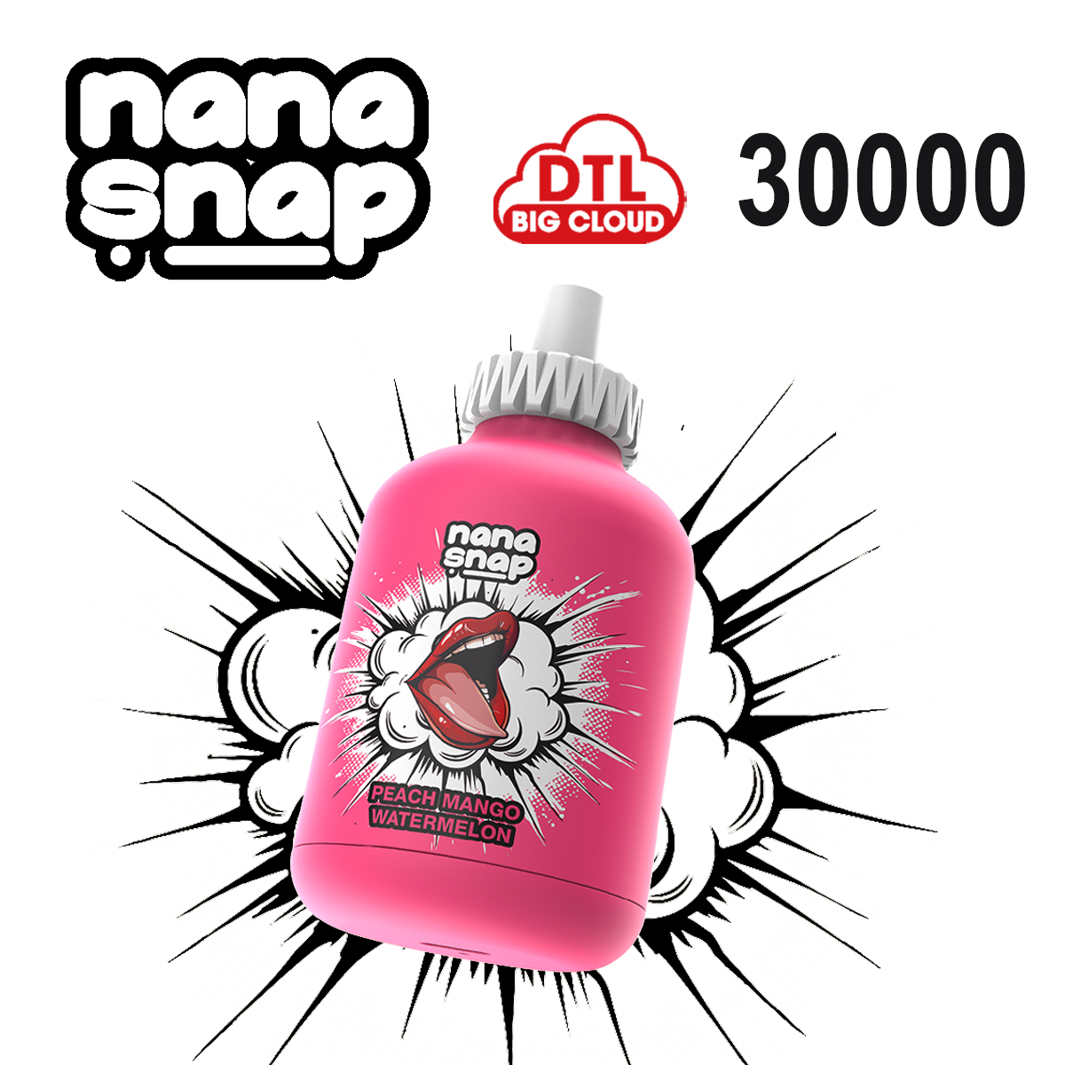 DTL BIG SMOKE VAPE NANASNAP 30000 ЗАТЯЖЕК